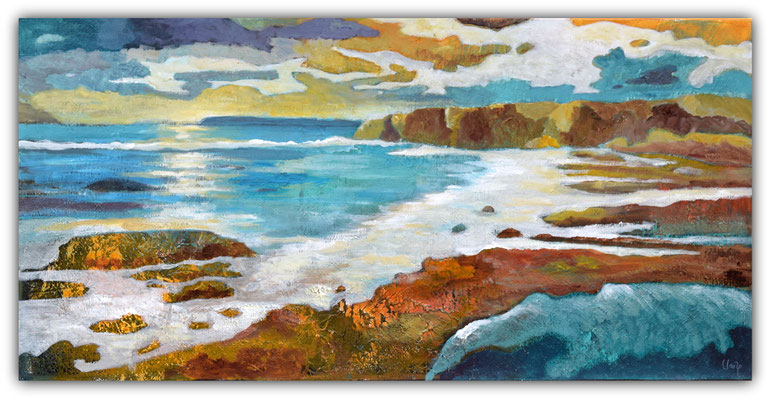 la magie de l'océan 100x50