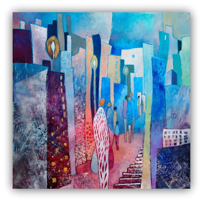 La porte étroite - 100 x 100 - non disponible à la vente