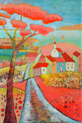 le chemin de l'éternité 40x60 vendu