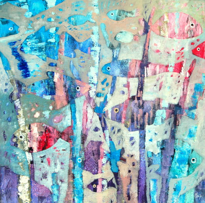 Merveilles 80 x 80 - vendu