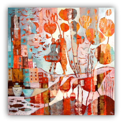 songe d'une nuit d'été - 100 x 100- vendu