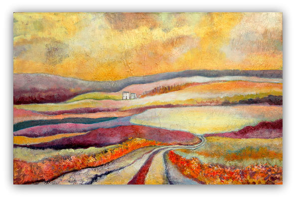 Le chemin du pardon - 100 x 65 - vendu