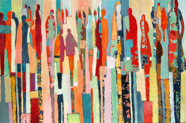 tous ensemble pour la vie 90x60 - vendu