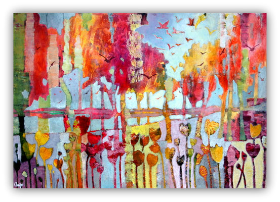 Le chant des oiseaux - 70 x 100- vendu
