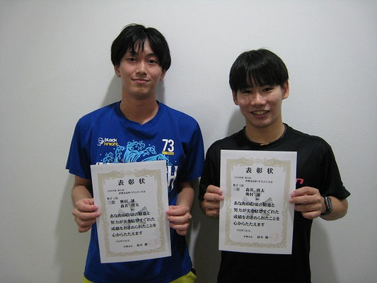 男子 １部　3位