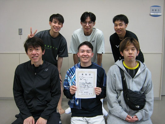 男子 ３部 優勝　AKENO　C