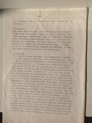 Karin Schröder und Petra Mettke/Multatuli-Essay von 1987/Seite 1