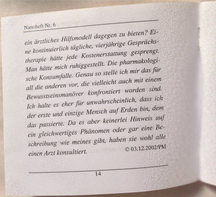 Petra Mettke/Interview über das Gigabuch Michael/Nanobook Nr. 6/2002/Seite 14