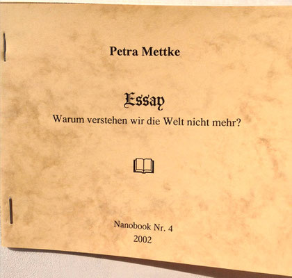 Petra Mettke/Essay über das Gigabuch Michael/Nanobook Nr. 4/2002/Einband