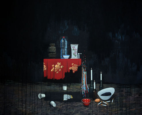  "Nocturne" - 200 cm x 190 cm - acrylique sur toile