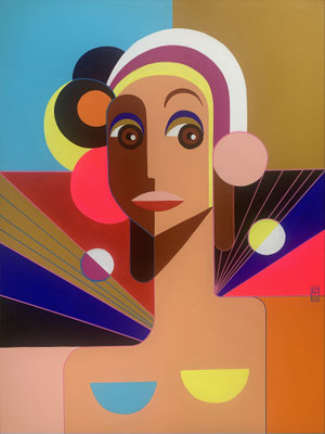 Annette des Aigrettes - 60x80 - 1100€