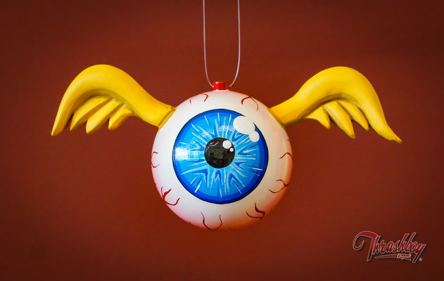 Flying Eye handmade, handpainted