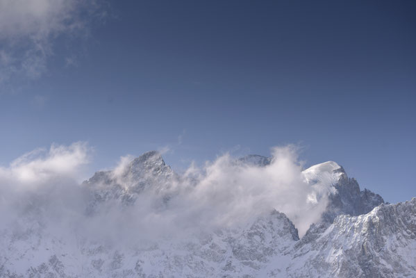 Roche Faurio et Dôme des Ecrins.