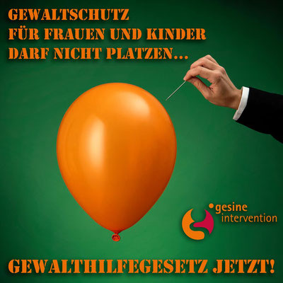 Kein Aufschub für den Schutz gewaltbetroffener Frauen: Gewalthilfegesetz darf nicht an Budgetfragen scheitern! Gesine Intervention (gesine-intervention.de)