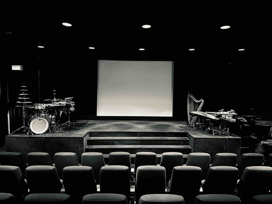 Stereo-SetUp für den Stummfilm "Moral"