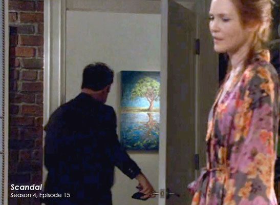 My Artwork featured on the TV show "Scandal"