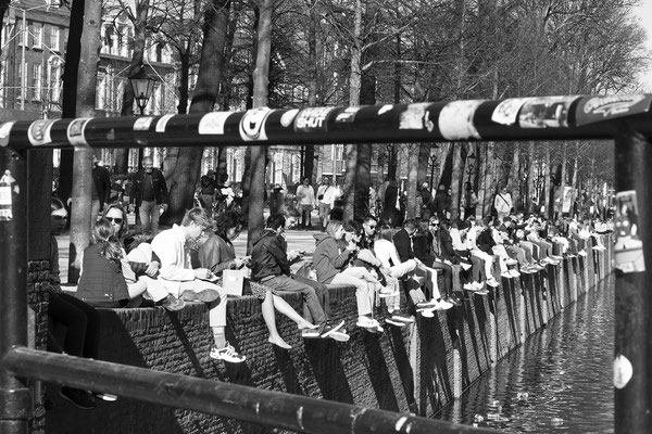 Lente bij de Hofvijver, Den Haag