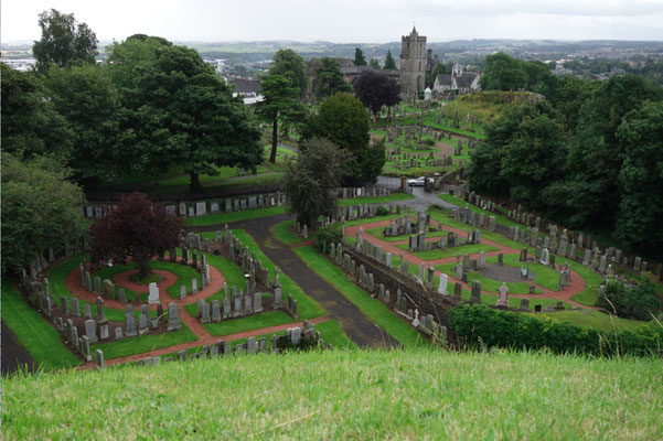 Graveyard next to the castle