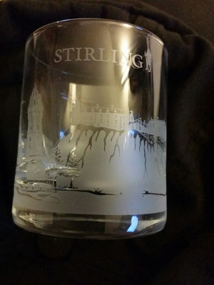 Stirling Castle on a Whisky glas