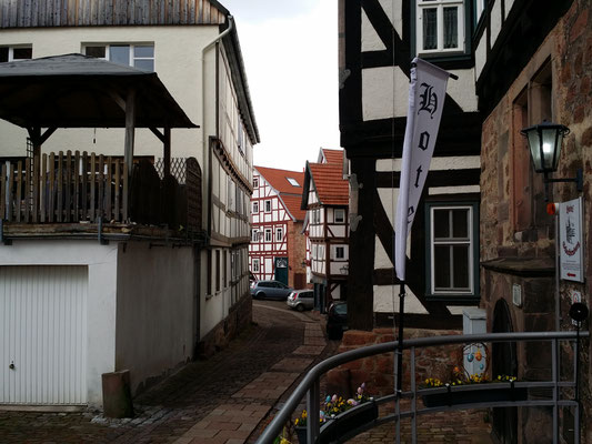 Altstadt, vom Hotel gesehen in Richtung Marktplatz