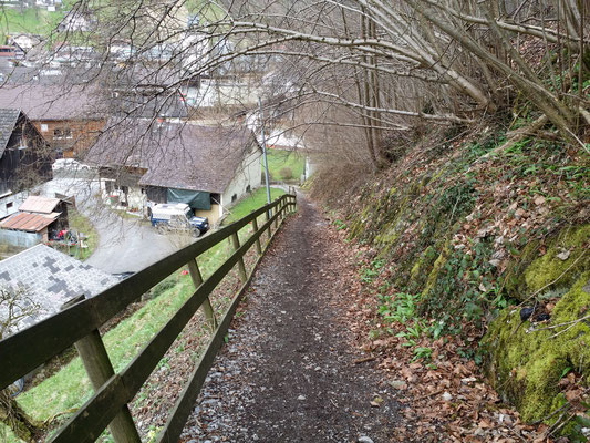 Der Weg nach unten