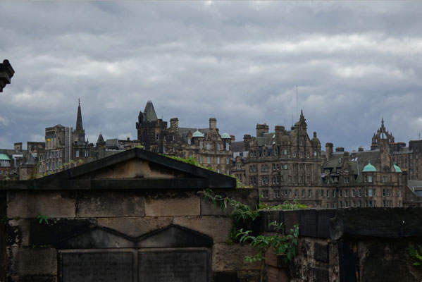 Old town from the graveyard