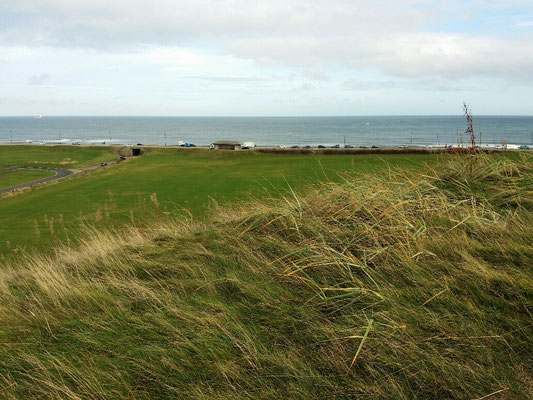 Hill next to the North Sea