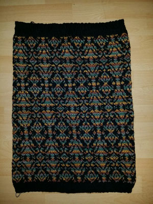 Skirt with Fair Isle pattern, 2017