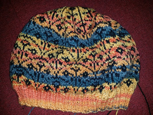 Another berret. It got matching showl and mittens.