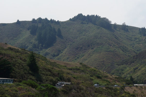 Driving to Half Moon Bay
