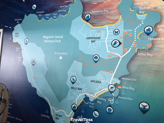 Plattegrond Magnetic Island