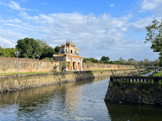 Stadsmuur in Hué