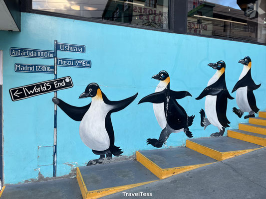 Muurschildering Ushuaia