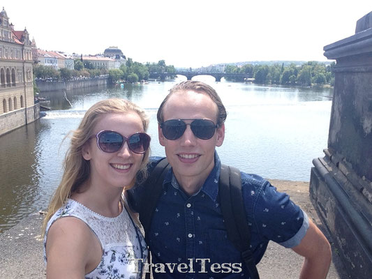 Selfie op Karelsbrug