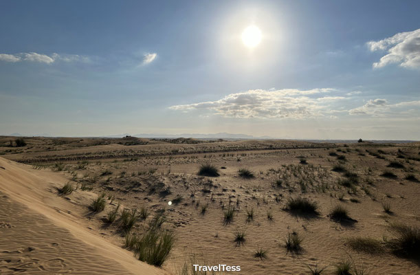 Zonsopkomst woestijn Dubai