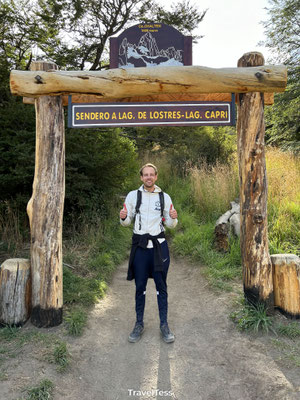 Start en einde hike Laguna de los Tres
