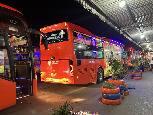 Nachtbus naar Dalat