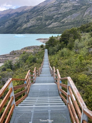 Wandelpad Perito Moreno gletsjer