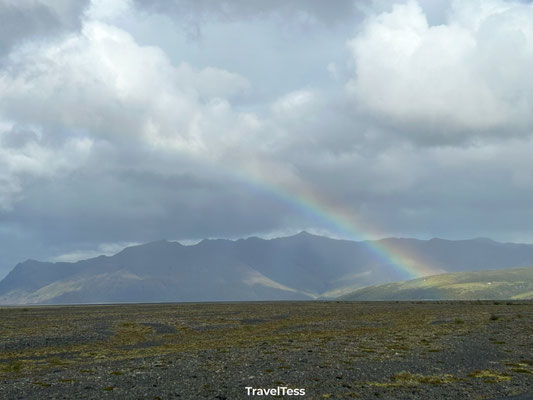 Regenboog in Zuid-IJsland
