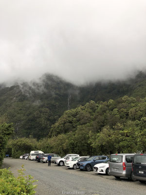 Parkeerplaats Franz Josef Glacier