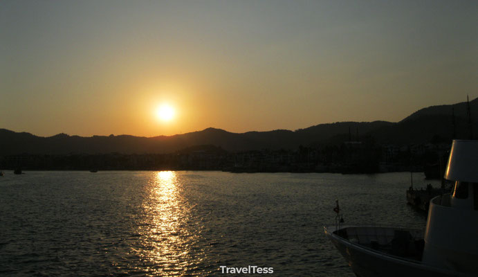 Zonsondergang in Marmaris