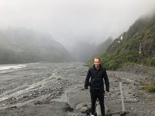 Mistig Franz Josef Glacier