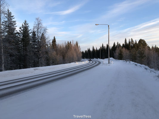 Autoweg Fins Lapland