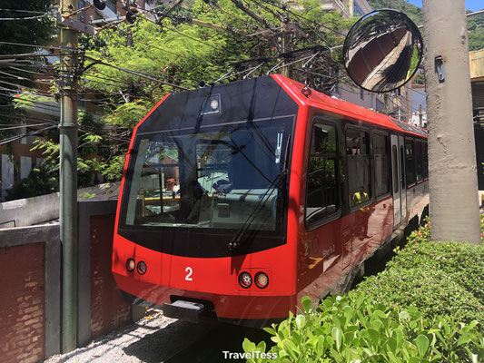 Met de tram naar het Christusbeeld