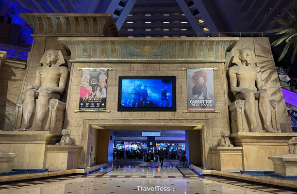 Ingang Luxor Hotel Las Vegas