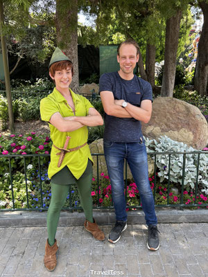 Op de foto met Peter Pan