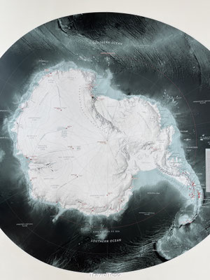 Kaart van Antarctica