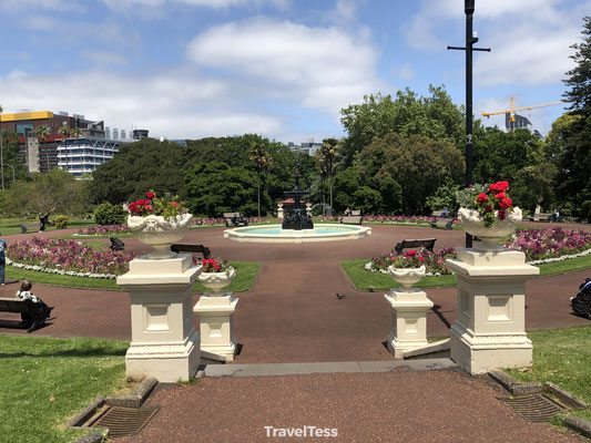 Fontein in park Auckland