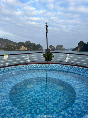 Hot tub op cruiseboot