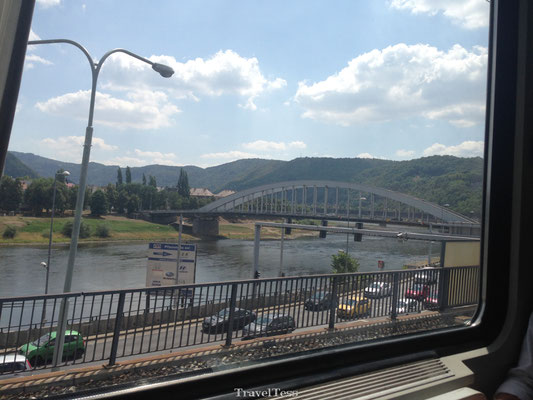 Interrail trein naar Praag